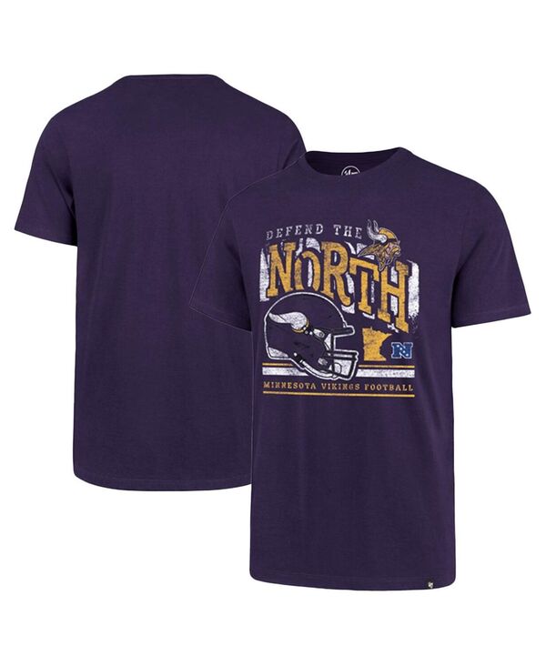 47 ブランド メンズ トップス Tシャツ '47 Brand Men's Purple Minnesota Vikings Regional Superival T-Shirt Purple パープル