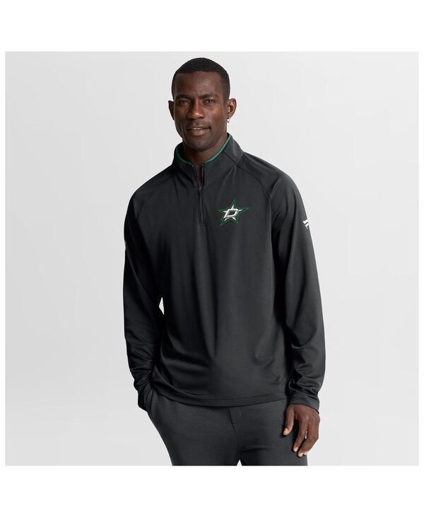 ファナティクス メンズ アウター パーカー・スウェット プルオーバー Fanatics Men\u0027s Black Dallastars Authentic Pro Rink Training Quarter-Zipullover Sweatshirt Black 黒いこと