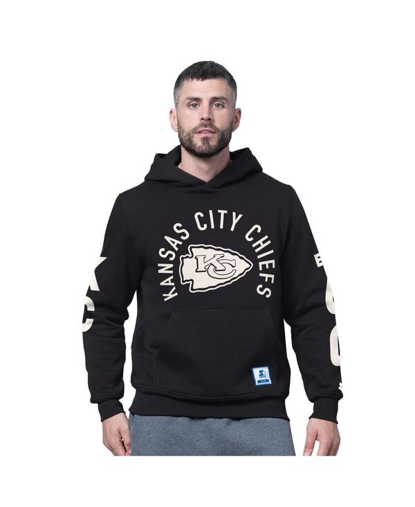 クランク メンズ アウター パーカー・スウェット プルオーバー フリース Starter Men\u0027s Blackansas City Chiefs Handoffleece Hoodie Sweatshirt Black 黒いこと