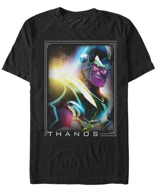 フィフスサン メンズ トップス Tシャツ Fifth Sun Marvel Men's Comicollectioneon Splatter Thanoshort Sleeve T-Shirt Black ブラック