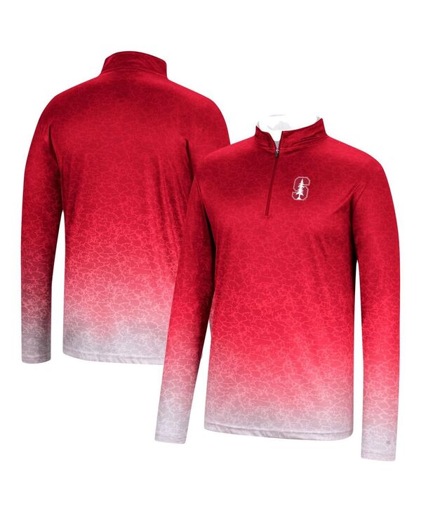 円形劇場 メンズ トップス プルオーバー Colosseumen\u0027s Cardinal Stanford Cardinal Walter Quarter-Zip Windshirt Cardinal