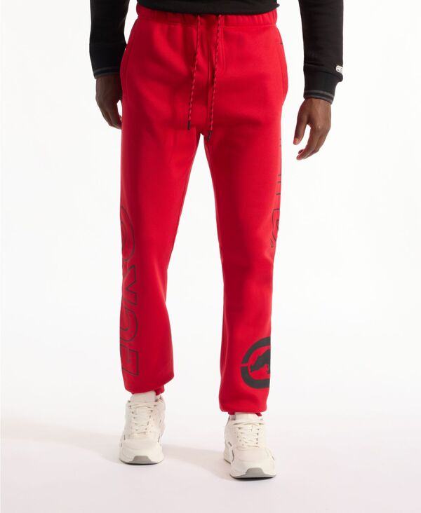 エコー メンズ ボトムス カジュアルパンツ Ecko Unltd Men's Lefto Right Jogger Pants True red レッド