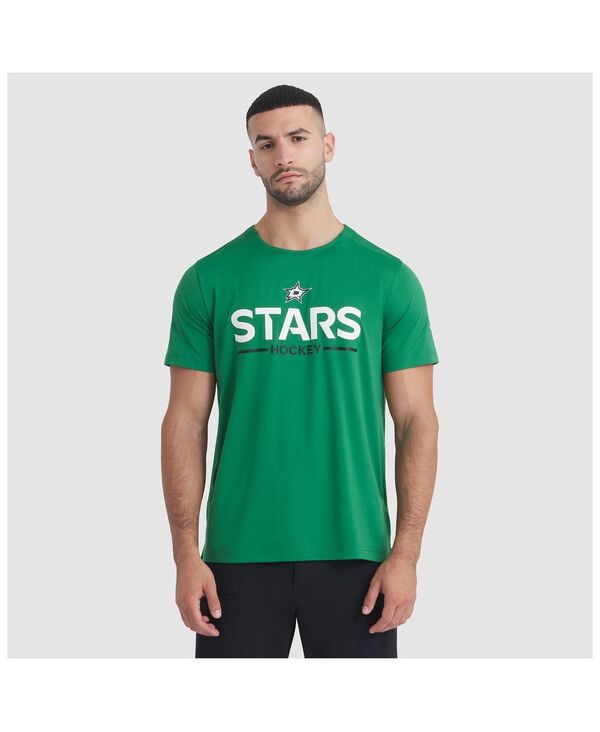ファナティクス メンズ トップス プルオーバー Fanatics Men\u0027s Kelly Green Dallastars Authentic Pro Rink Tech T-Shirt Kelly Green 緑であること