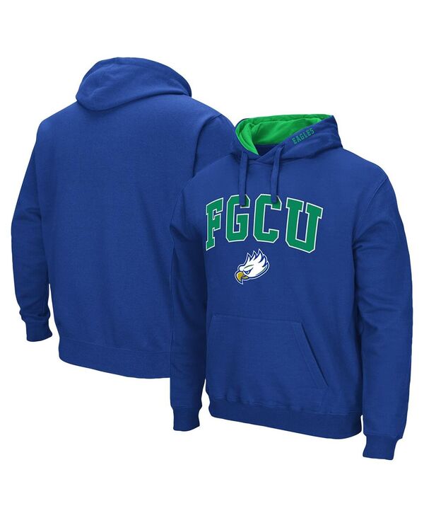 コロシアム メンズ アウター パーカー・スウェット ロゴ Colosseumen's Blue Florida Gulf Coast Eagles Arch Logo 3.0 Pullover Hoodie Blue ブルー