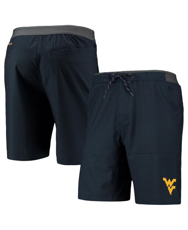 コロンビア メンズ ボトムス 二分の一ズボン下・さる股引き 遊撃手ズボン下 Columbia Men\u0027s Navy West Virginia Mountaineers Twisted Creek Omni-Shield Shorts Navy 米国海軍