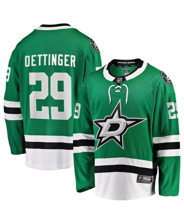 ファナティクス メンズ トップス シャツ ジャージー Fanatics Men's Jake Oettinger Kelly Green Dallastars Home Breakaway Player Jersey Kelly Green グリーン