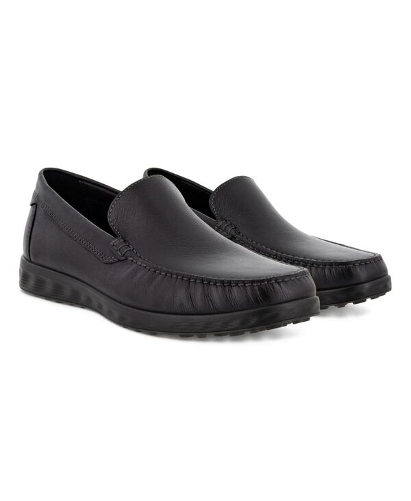 エコー メンズ シューズ スリッポン・ローファー Ecco Men's Lite Classic Slip-On Moccasin Black ブラック