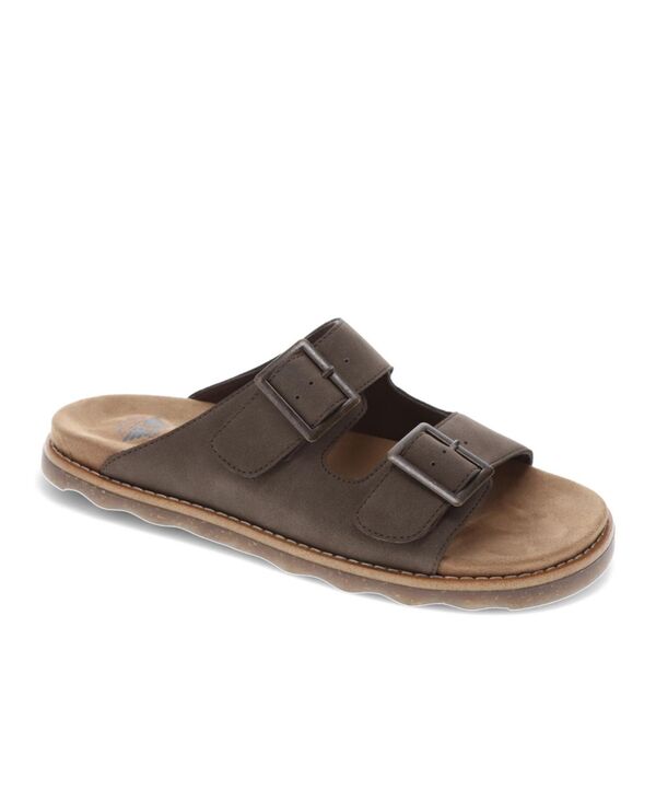 ドッカーズ メンズ シューズ サンダル Dockers Men's Benham Slip On Sandals Brown ブラウン
