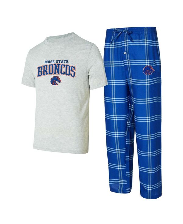 コンセプツ スポーツ メンズ トップス Tシャツ パンツ Conceptsport Men's Boise State Broncos T-Shirt Pantsleep Set Royal Gray グレー