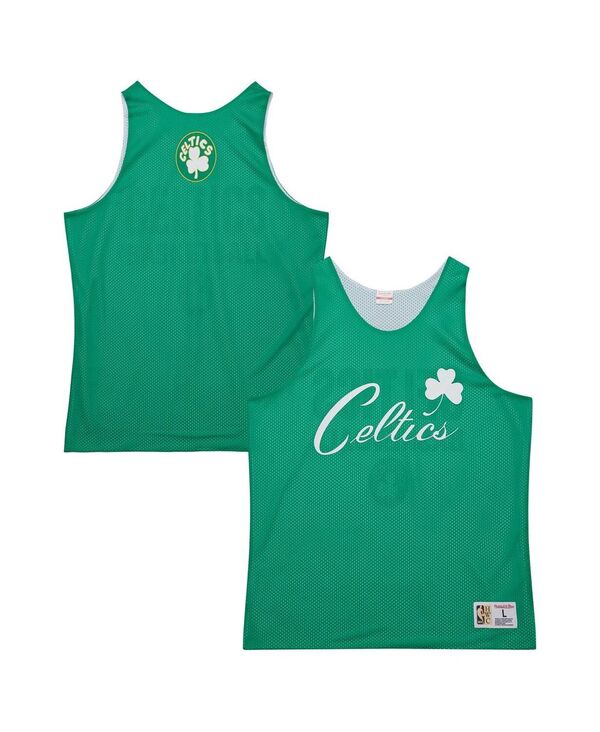 ミッチェル&ネス メンズ トップス シャツ メッシュ ジャージー Mitchell & Ness Men's Kelly Green Boston Celtics Hardwood Classics Reversible Mesh Practice Jersey Kelly Green グリーン｜ReVida 店