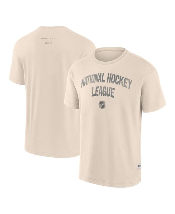 ファナティクス メンズ トップス プルオーバー Fanatics Men\u0027s Cream NHL Elements Weathered Tonal Future Ground T-Shirt Cream 皮膚軟化剤