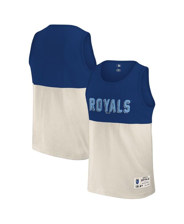 ファナティクス レディース トップス タンクトップ Fanatics Darius Rucker Collection by Men's Royal/Cream Kansas City Royals Color Block Tank Top Royal Cream クリーム