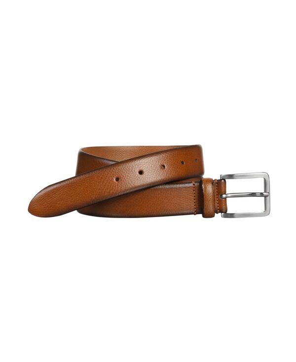 ジョンストンアンドマーフィー メンズ 付属品 胴締め Johnston \u0026 Murphy Italian Featheredge Beltan タン