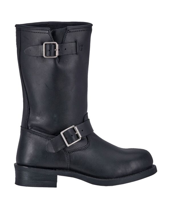 ディンゴ メンズ シューズ ブーツ・レインブーツ レザー Dingo Men's Rob Leather Harness Boot Black ブラック