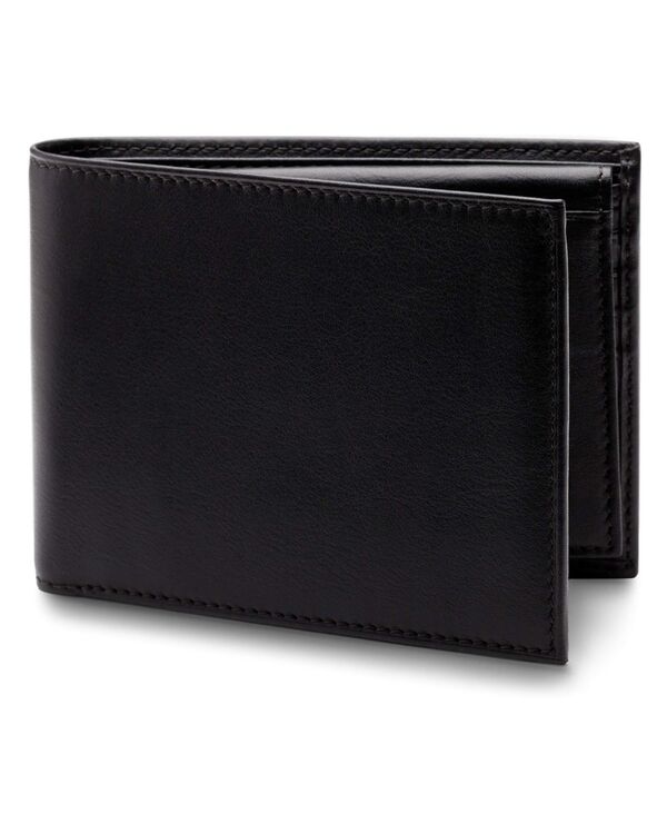 ボスカ メンズ アクセサリー 財布 Bosca Men's Nappa Vitello Credit Wallet with I.D. Passcase Black leather ブラック