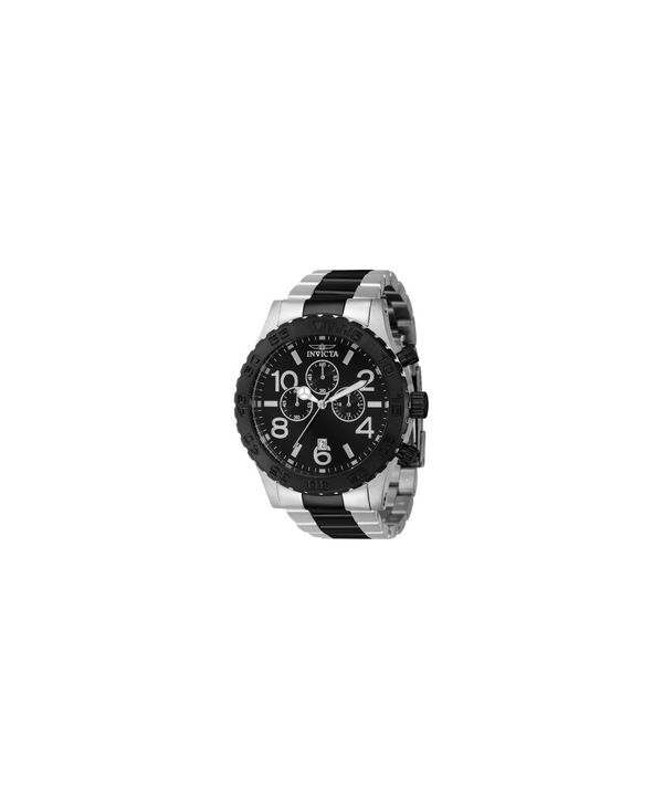 インビクタ メンズ アクセサリー 腕時計 Invicta Men's 40606 Specialty Quartz Chronograph Black Dial Watch Black ブラック