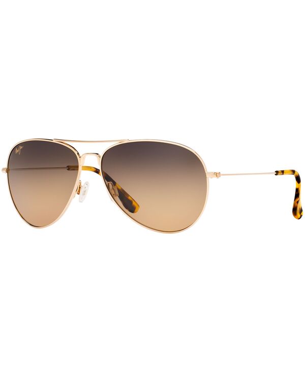 マウイ体育館 レディース 佩び物 サングラス・アイウェア Maui Jim Polarized Mavericksunglasses 264 Gold/Bronze ゴールド