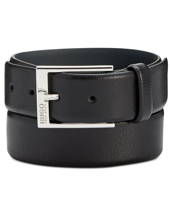 ヒューゴボス メンズ 付属品 胴締め なめし革 Hugo Boss Men\u0027s Gellot Leather Belt Black 黒いこと