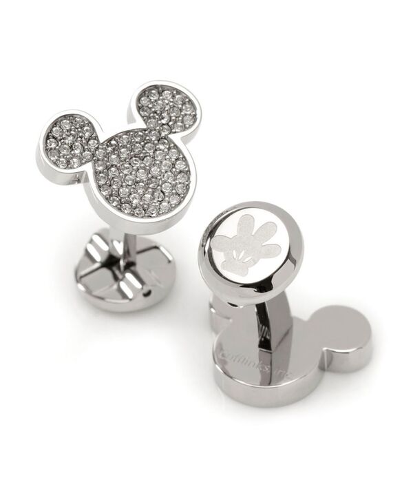 ディズニー メンズ アクセサリー カフスボタン Disney Men's Pave Crystal Cufflinksilver-Tone シルバー 34,970円