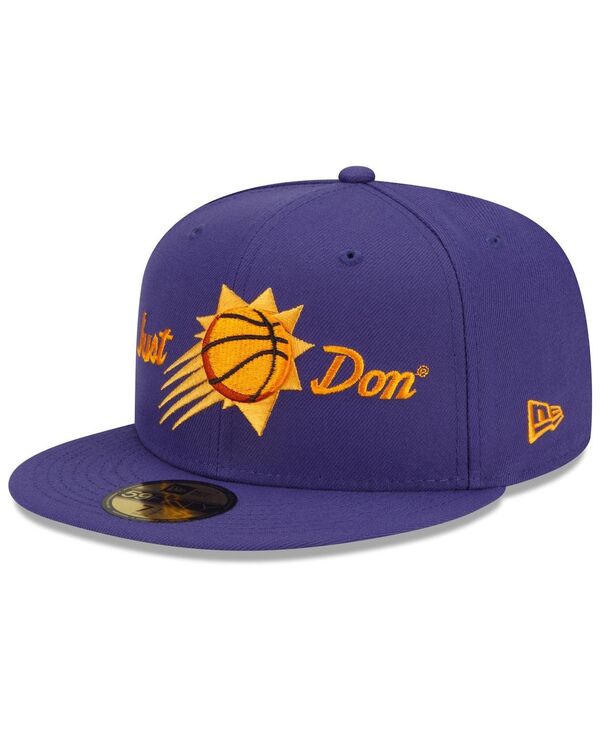 ニューエラ メンズ アクセサリー 帽子 New Era Men's x Just Don Purple Phoenix Suns 59FIFTY Fitted Hat Purple パープル