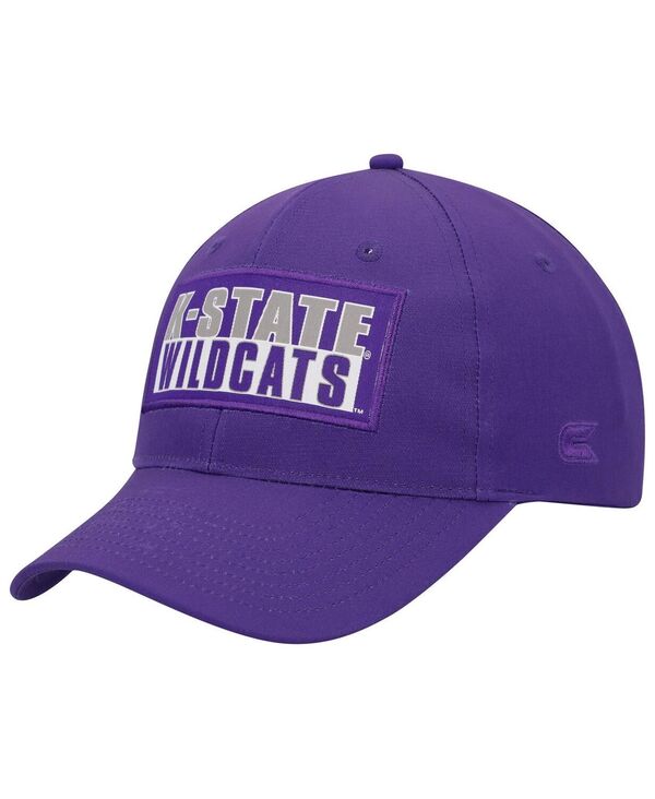コロシアム メンズ アクセサリー 帽子 Colosseumen's Purple Kansastate Wildcats Positraction Snapback Hat Purple パープル