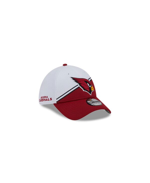 ニューエラ メンズ アクセサリー 帽子 New Era Men's White Cardinal Arizona Cardinals 2023 NFL Sideline 39THIRTY Flex Hat White Cardinal ホワイト