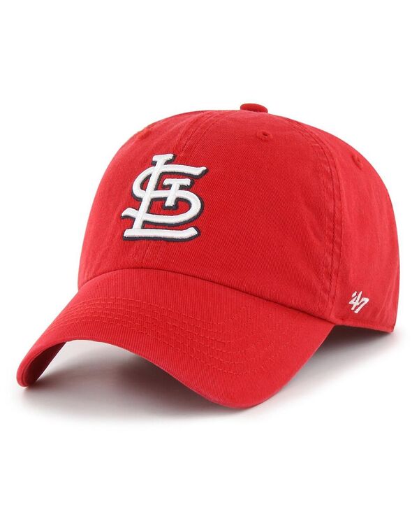 47 ブランド メンズ アクセサリー 帽子 ロゴ '47 Brand Men's Red St. Louis Cardinals Franchise Logo Fitted Hat Red レッド