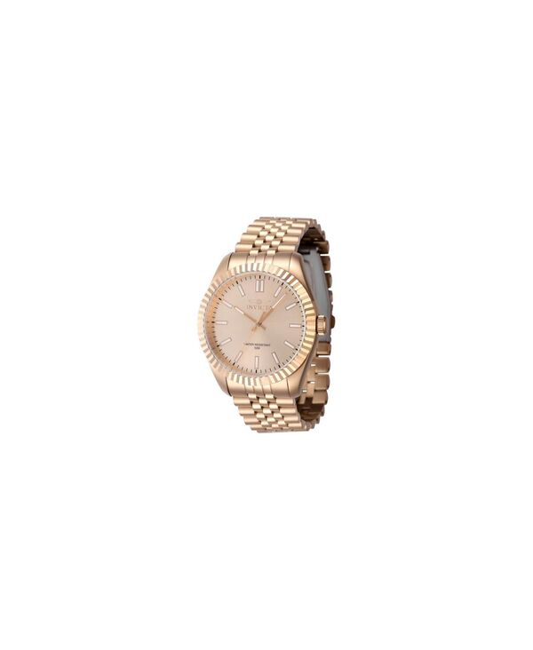 インビクタ メンズ アクセサリー 腕時計 Invicta Men's 47493 Specialty Quartz 3 Hand Rose Goldial Watch Gold ゴールド
