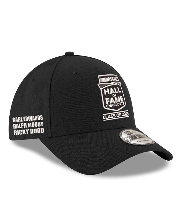 ニューエラ メンズ アクセサリー 帽子 New Era Men's Black NASCAR 2025 Hall ofame 9FORTY Adjustable Hat Black ブラック