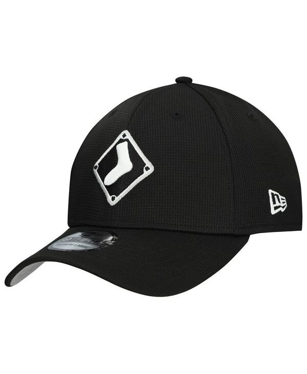 ニューエラ メンズ アクセサリー 帽子 New Era Men's Black Chicago White Sox 2025 Batting Practice 39THIRTY Flex Hat Black ブラック