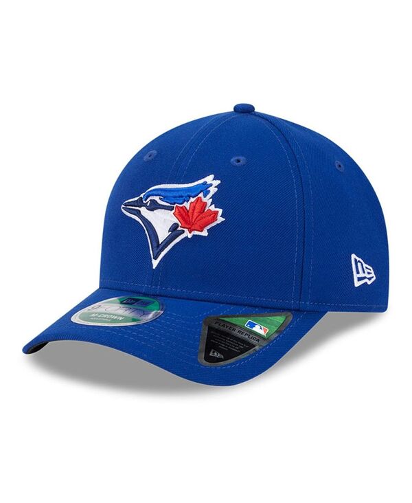 ニューエラ メンズ アクセサリー 帽子 New Era Men's Royal Toronto Blue Jays Playereplica 9FORTY Adjustable Hat Royal ブルー|ReVida 店