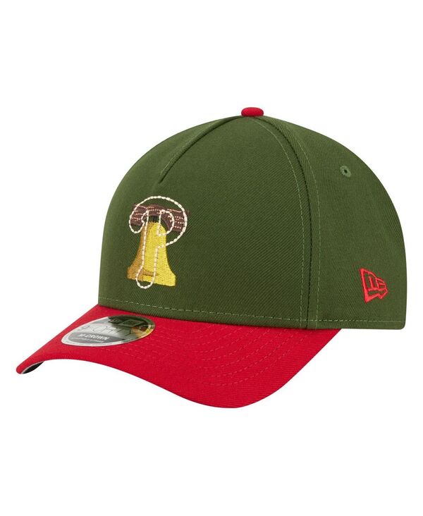ニューエラ メンズ アクセサリー 帽子 New Era Men's Dark Green Philadelphia Phillies City Feature 9FORTY A-Frame Adjustable Hat Dark Green グリーン｜ReVida 店