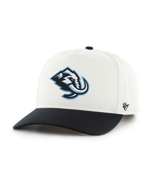 47 ブランド メンズ アクセサリー 帽子 '47 Brand Men's White/Black Utah Mammoth Two-Tone Hitch Adjustable Hat White Black ホワイト