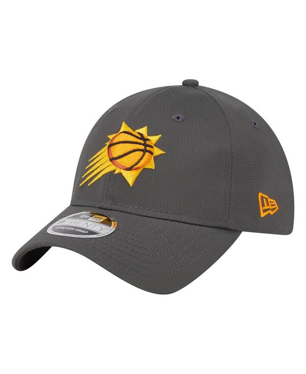 ニューエラ メンズ アクセサリー 帽子 New Era Men's Charcoal Phoenix Suns Active Ripstop 9TWENTY Adjustable Hat Charcoal チャコール