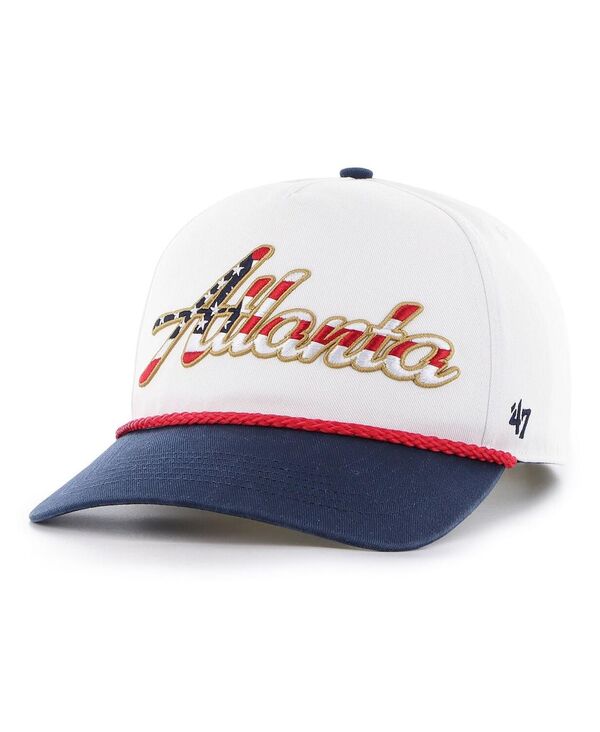 47 ブランド メンズ アクセサリー 帽子 '47 Brand Men's White Atlanta Falcons Patriotic Overhand Hitch Adjustable Hat White ホワイト