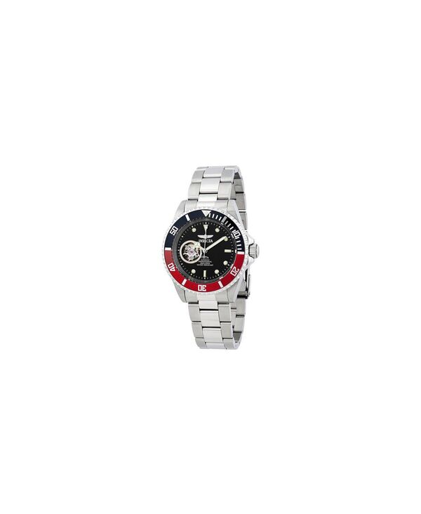 インビクタ メンズ アクセサリー 腕時計 Invicta Men's 20435 Pro Diver Automatic 3 Hand Black Dial Watch Silver シルバー