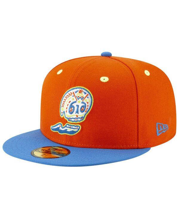 ニューエラ レディース アクセサリー 帽子 キャップ New Era West Michigan Whitecaps Copa de la Diversion 59FIFTY-FITTED Cap Orange/Light Royal オレンジ