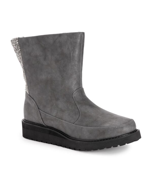 ムクルクス レディース シューズ ブーツ・レインブーツ MUK LUKS Women'slope Natalie Boots Grey グレー｜ReVida 店