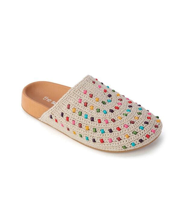 ザサック レディース シューズ サンダル The Sak Women Bolinas Hand-Crocheted Clog Ecru multi beads エクリュ
