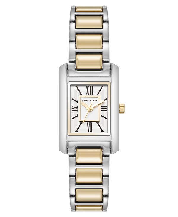 アンクライン レディース 付属品 ウオッチ Anne Klein Women\u0027s Quartz Classic Rectangularomanumeral Two-Tone Alloy Metal Watch 20粍 Silver-Tone/Gold-Tone ゴールド
