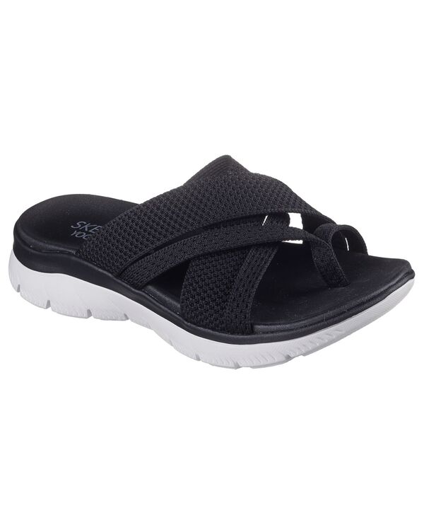 スケッチャーズ レディース シューズ スニーカー サンダル Skechers Women\u0027summits - Fantasy Walk Sandals from Finish Line Black 黒いこと