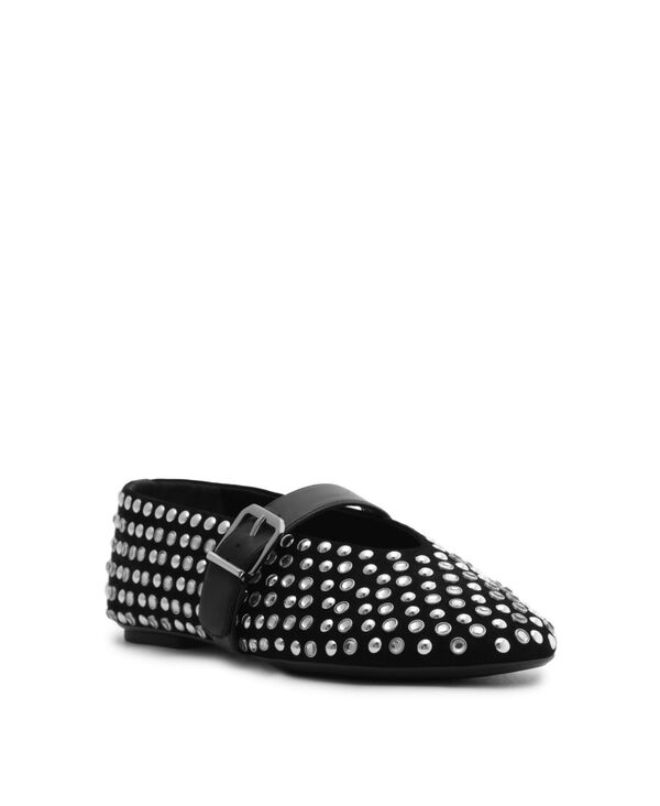 シュッツ レディース シューズ パンプス Schutz Women's Eiza Glam Round Toe Ballet Flats Black ブラック