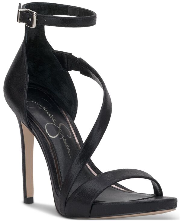 ジェシカシンプソン レディース シューズ サンダル Jessica Simpson Women's Rayli Strappy Dressandals Black Shimmer ブラック