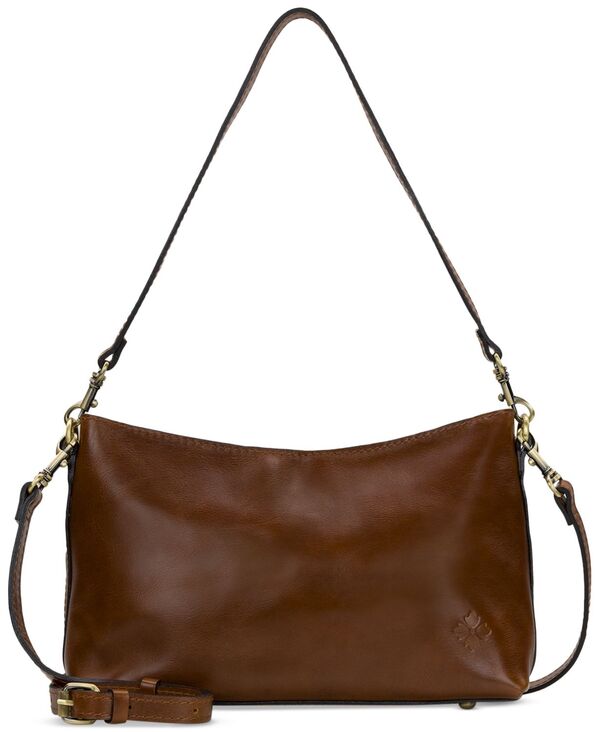 パトリシアナシュ レディース バッグ レザー Patricia Nash Betta Medium Leather Crossbody Cognac