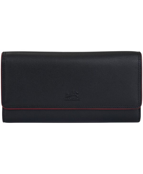 マンシーニ レディース 付属品 紙入れ Mancini Sonoma RFID Secure Quad Fold Wallet Black 黒いこと