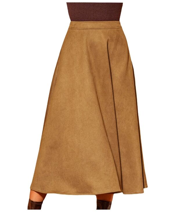 カップシー レディース ボトムスカート ミディ Cupshe Women's Take a Walk Midi Skirt Beige/khaki カーキ｜ReVida 店