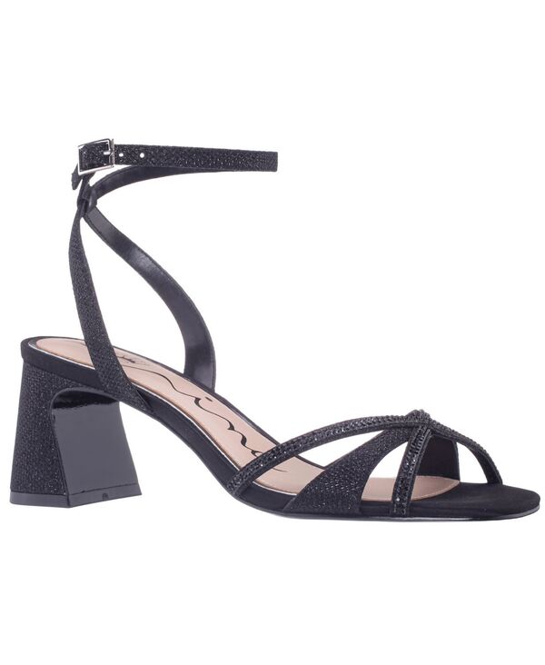 ニナ レディース シューズ サンダル 踵 Nina Women\u0027s Bracha Block Heel Evening Sandals Black 黒いこと