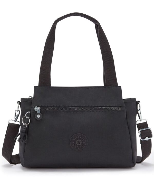 ラドヤード・キプリング レディース 御徒面子 Kipling Women\u0027s Elysia Small Satchel Bag Black Noir 黒いこと レディースバッグ-バッグ