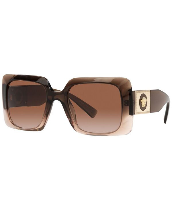 ヴェルサーチ レディース 佩び物 サングラス・アイウェア Versace Women\u0027sunglasses VE4405 Transparent Brown Gradient 赤銅色