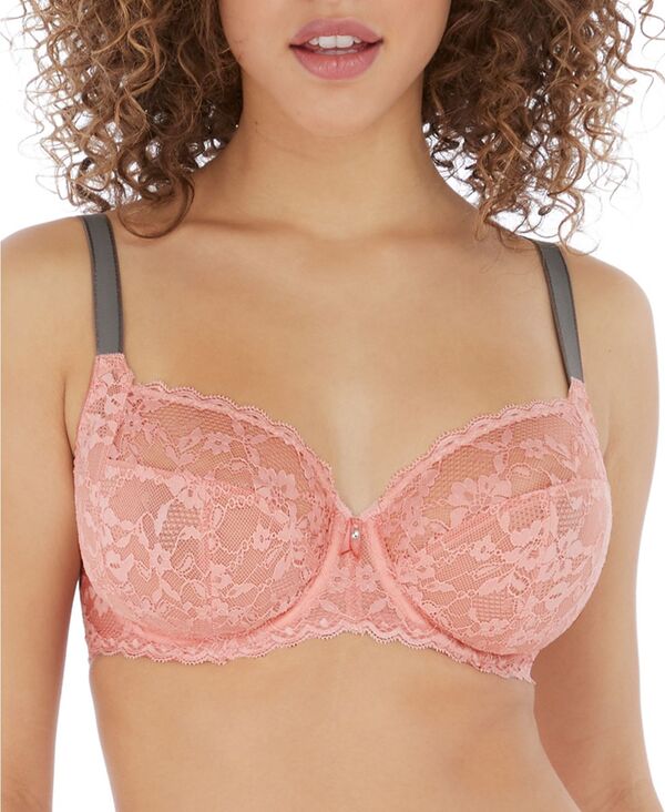 フレイヤ レディース アンダーウェア ブラジャー Freya Offbeat Underwire Side Support BraA5451 Rosehip